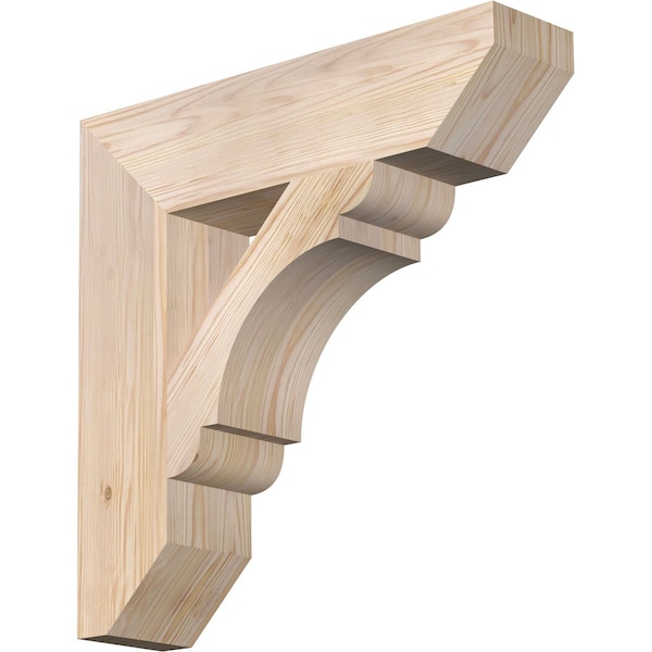 Ekena Millwork Olympic Slat Smooth Bracket, Douglas Fir, 5 1/2"W x 24"D x 24"H BKT06X24X24OLY06SDF - main